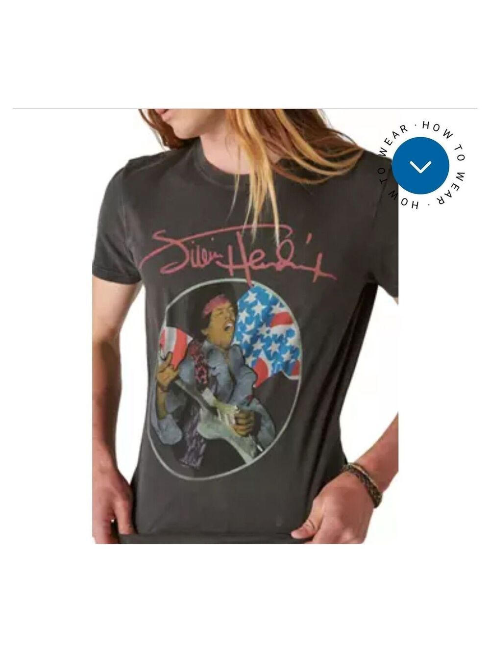 310. Lucky Brand Jimmy Hendrix Sz.M 21"PTP NWT